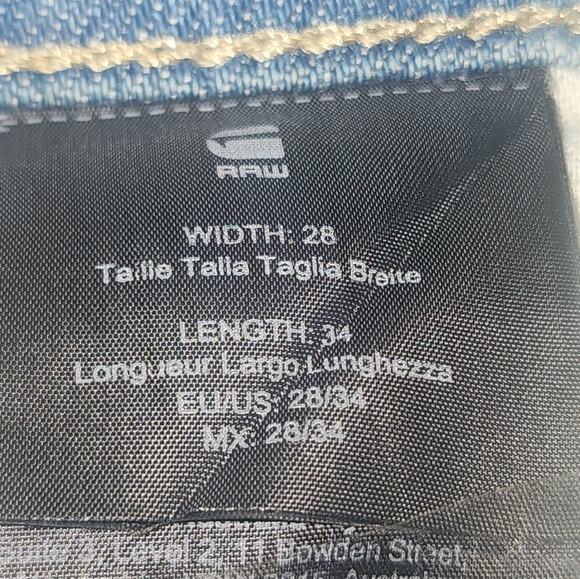 G-Star RAW Logic Relaxed Tapered Denim  Size 34 - Picture 15 of 15